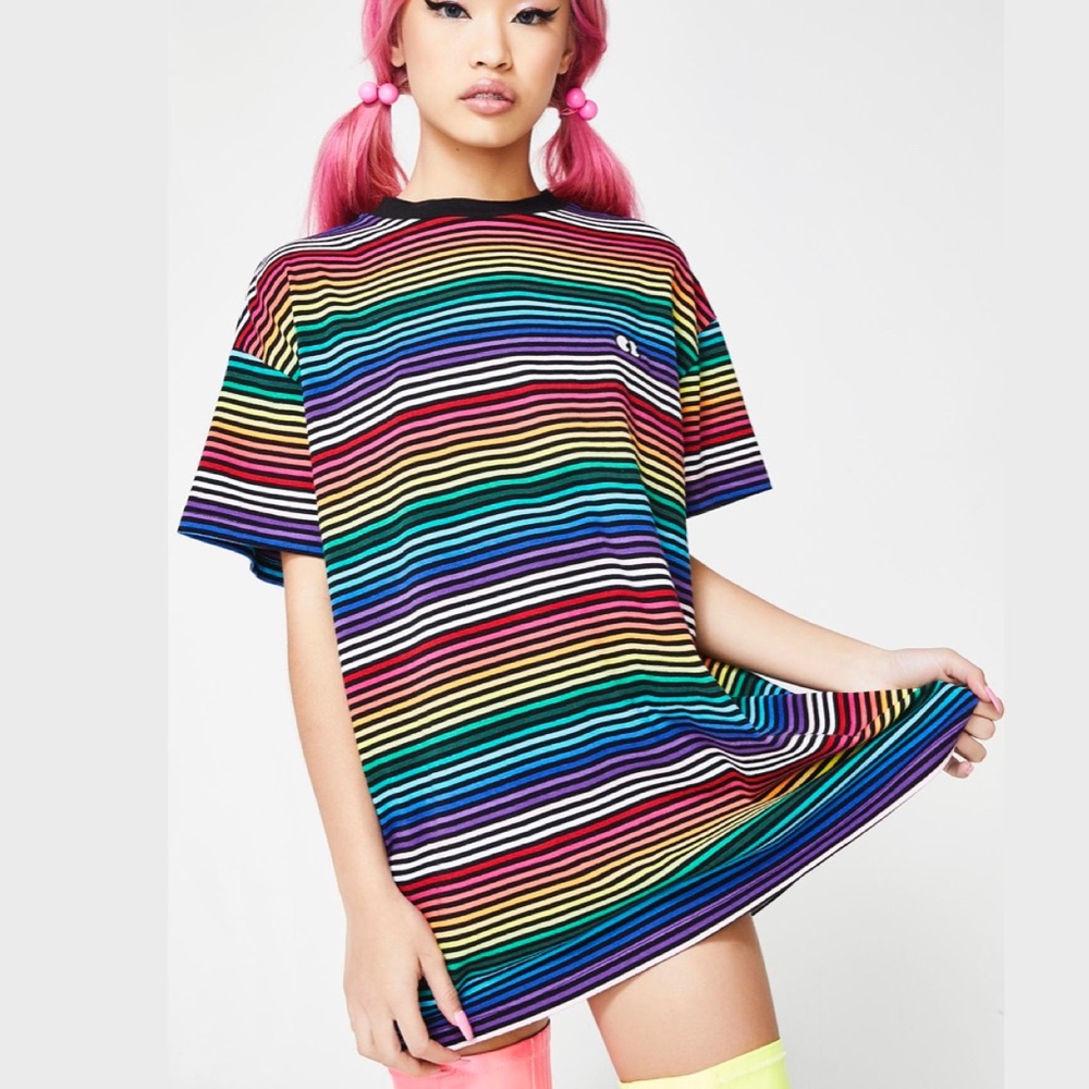 LAZY OAF rainbow tee ✨✨